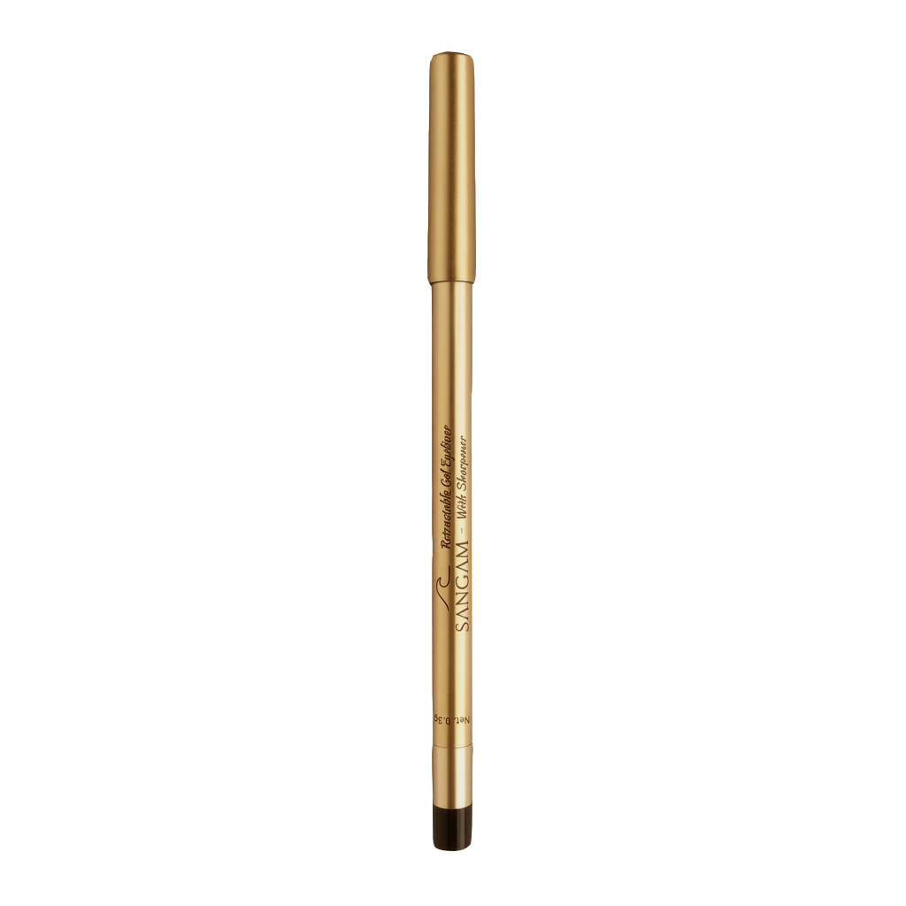 SANGAM Retractable Gel Eyeliner with Built-In Sharpener (Matte Waterproof) - Image 7