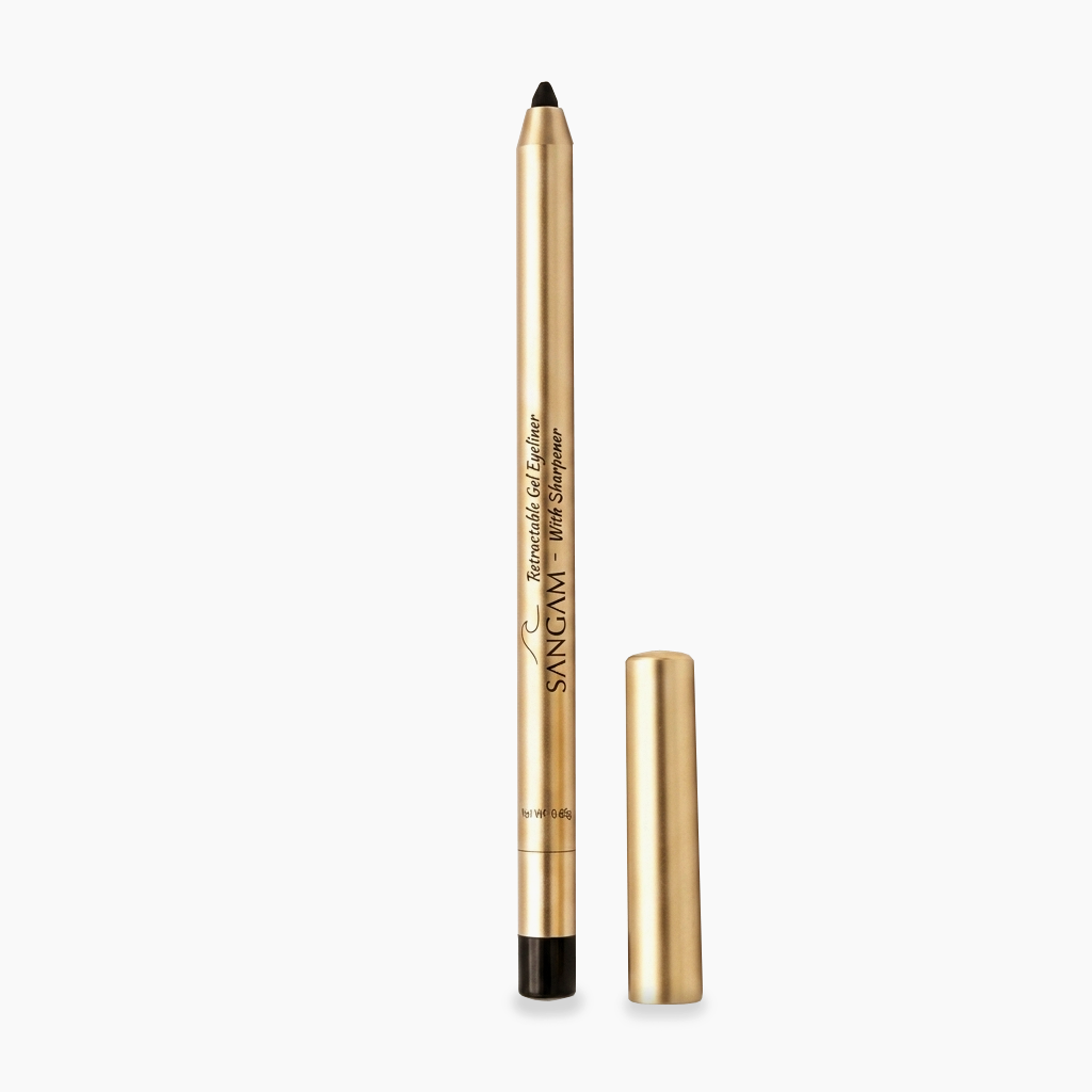 SANGAM Retractable Gel Eyeliner with Built-In Sharpener (Matte Waterproof) - Image 6