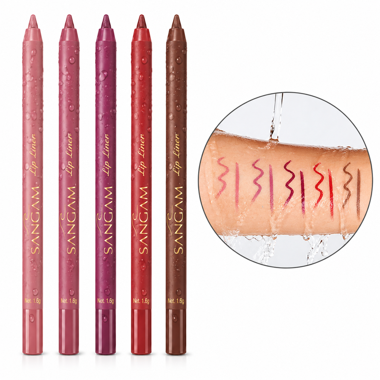 SANGAM Matte Waterproof Lip Liner - Image 9