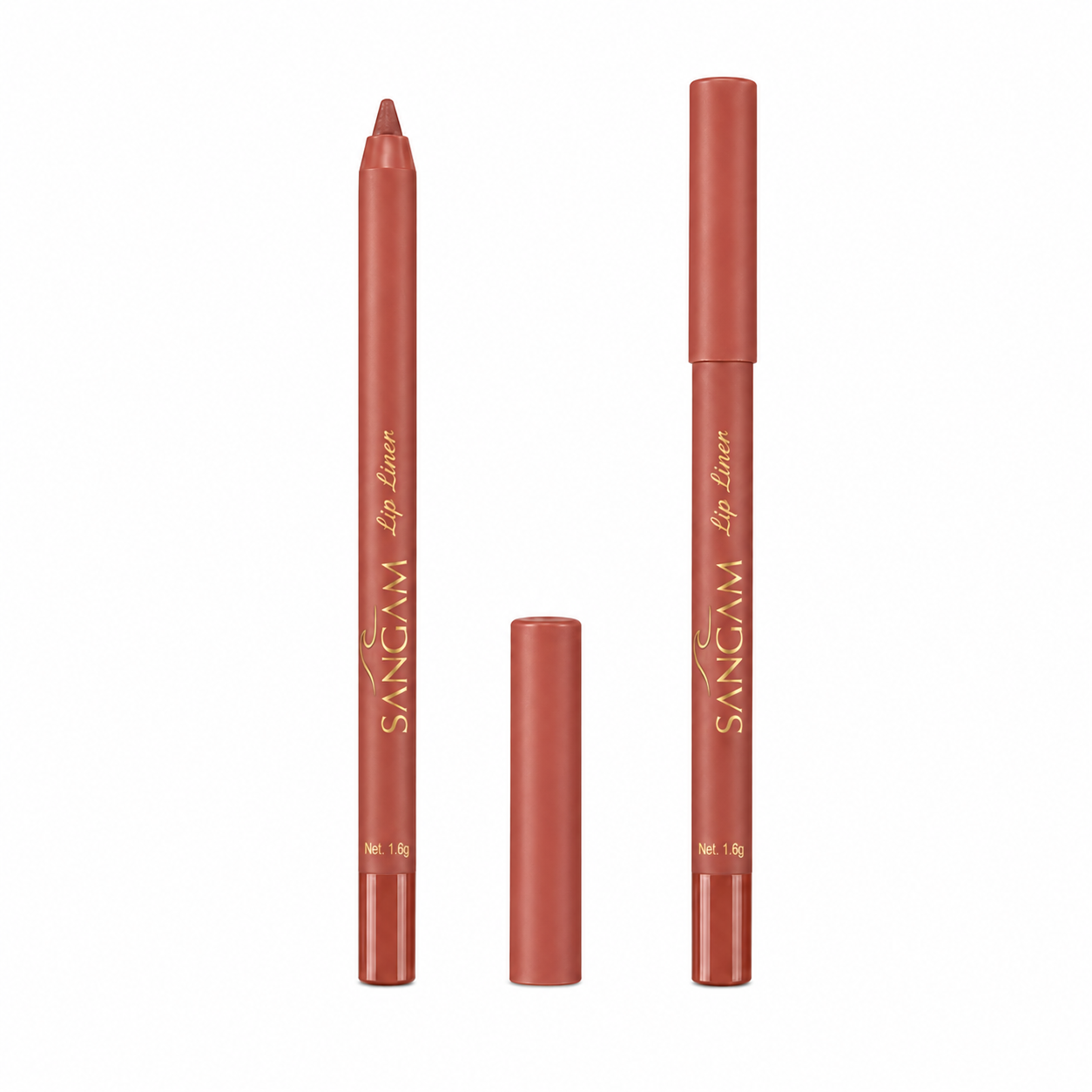 SANGAM lip liner 501 Warm Brick Rose matte waterproof