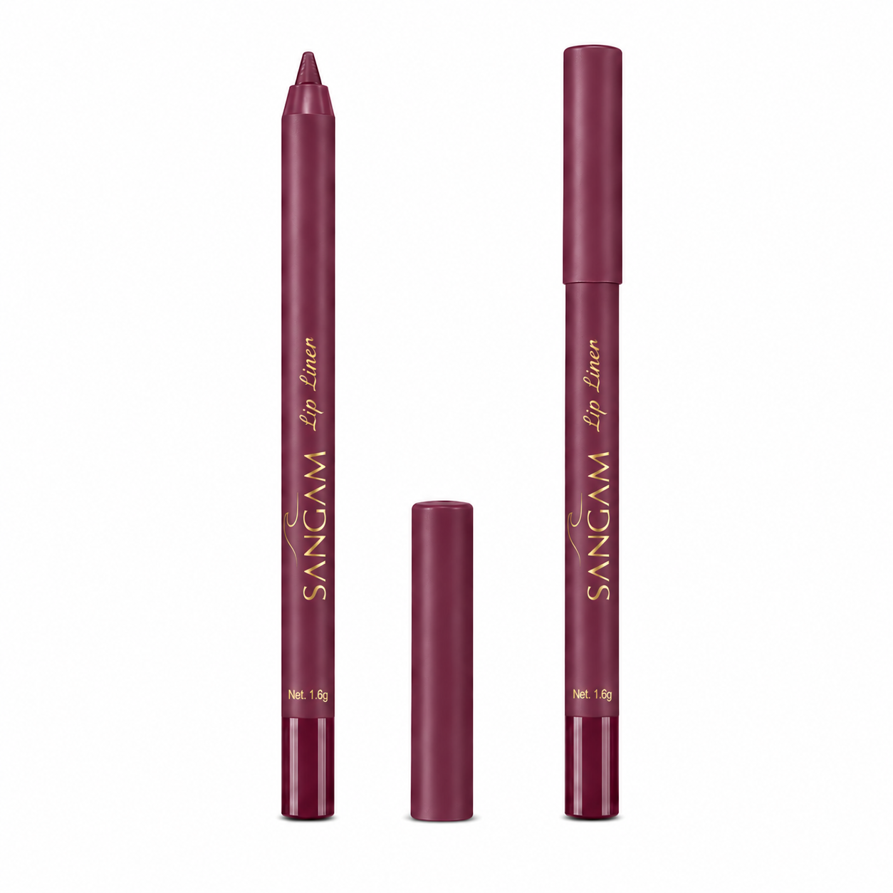 SANGAM lip liner 508 Mauve Wine matte waterproof