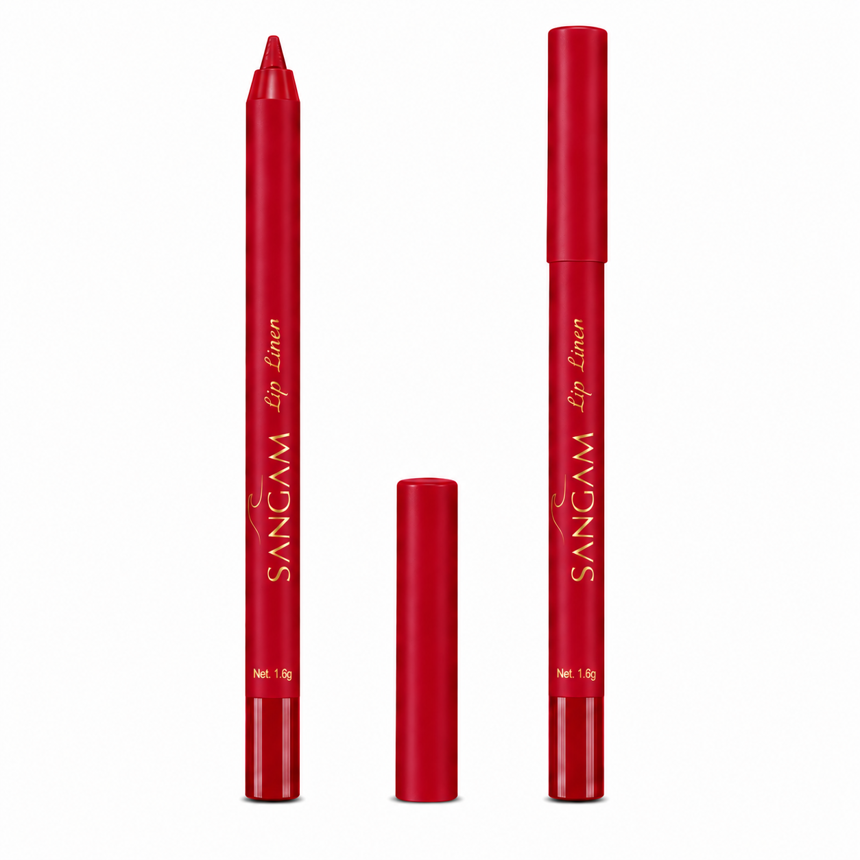 SANGAM lip liner 512 Ruby Red matte waterproof