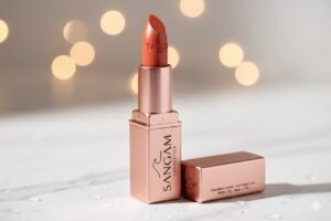 creamy matte lipstick rose nude