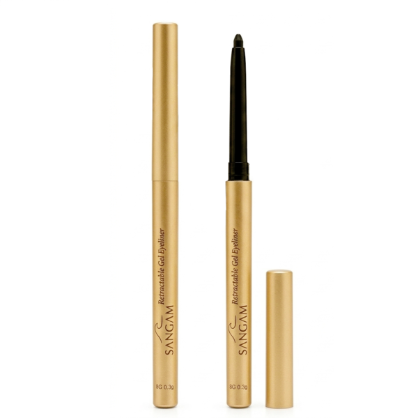 SANGAM retractable gel eyeliner waterproof matte smudge proof eyeliner pencil
