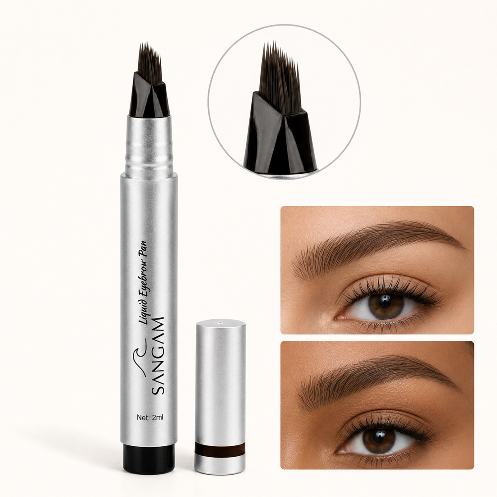 SANGAM Liquid Eyebrow Pen - Image 9