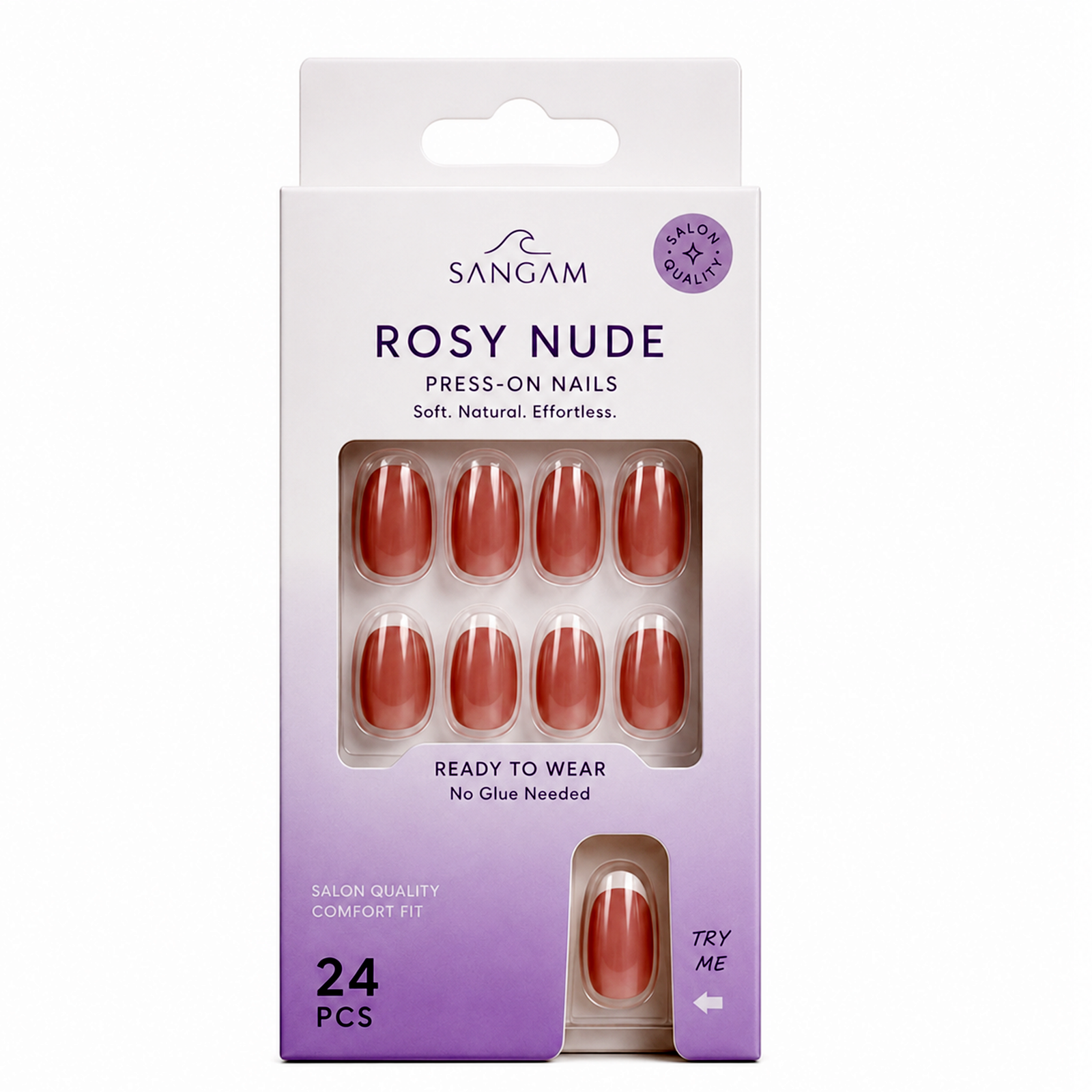 Luxury Oceanic Glow Press-On Nails – SANGAM - Image 5