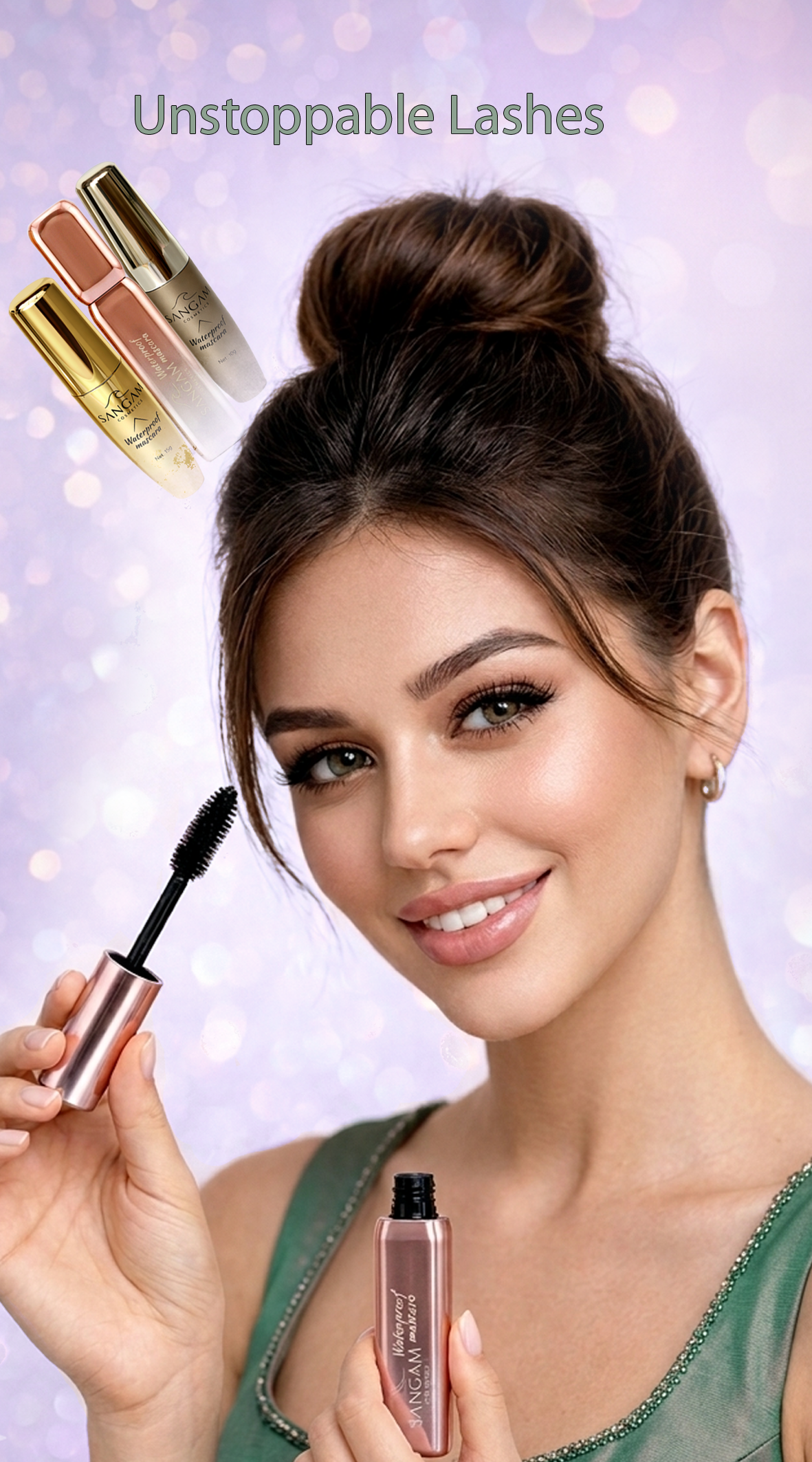 Luxury makeup collection mobile banner