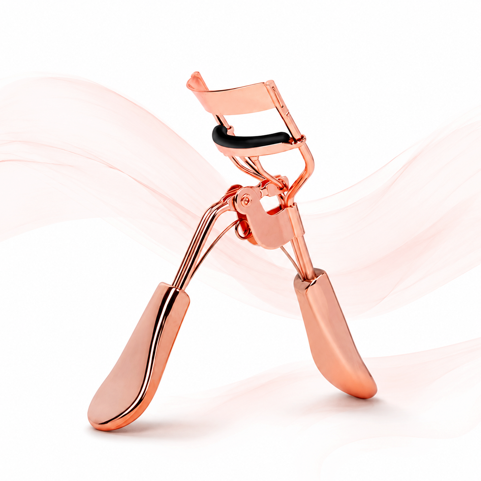 SANGAM Gold Eyelash Curler in rose gold, professional eyelash curling tool