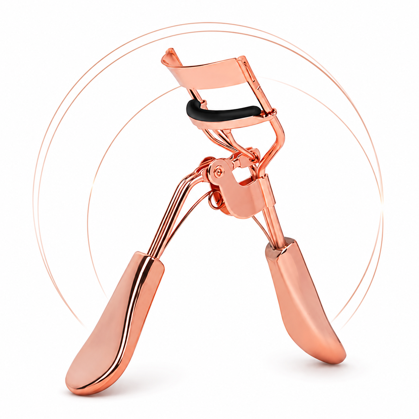 SANGAM Gold Eyelash Curler in rose gold, professional eyelash curling tool